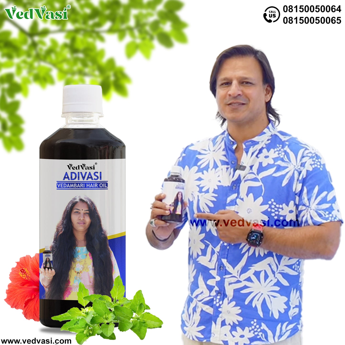 Vedvasi® | Adivasi Vedambari Herbal Hair Oil | Say Good Bye To All Hair Problems